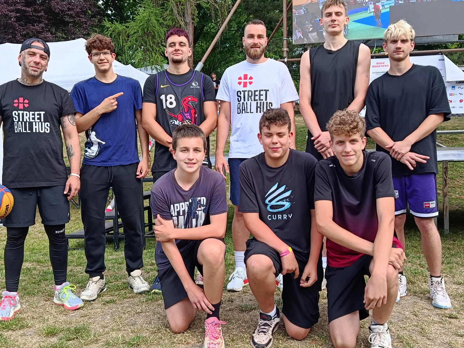 Ocenění týmu na turnaji Street Ball Hus