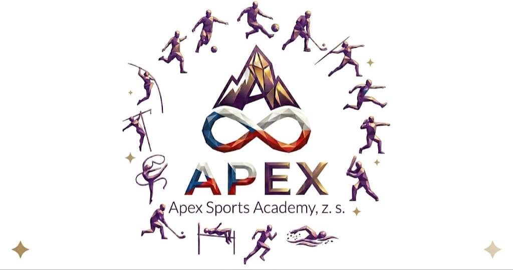 Apex Sports Academy logo — kruhová varianta